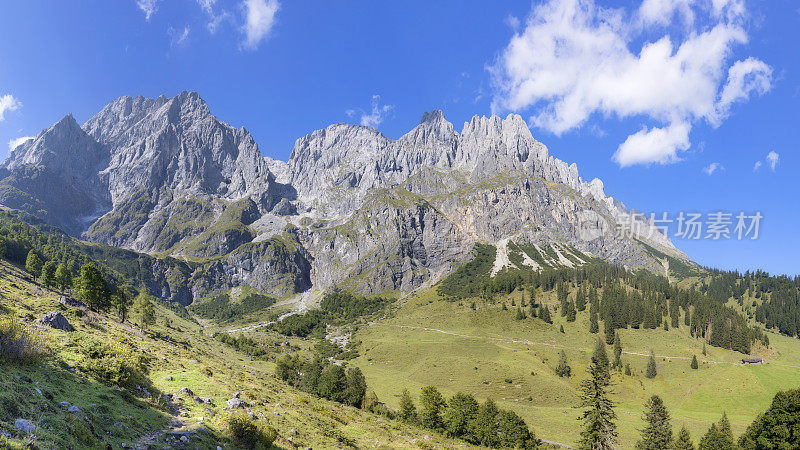 夏季全景Hochkönig - Mandlwände -阿尔卑斯山